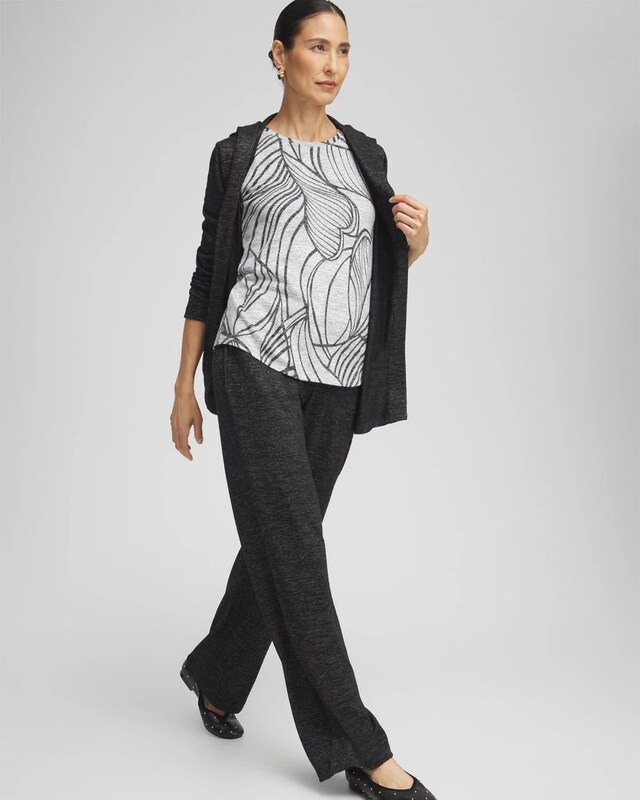 Zenergy Soft Essentials Leaf Print Tank - image 2